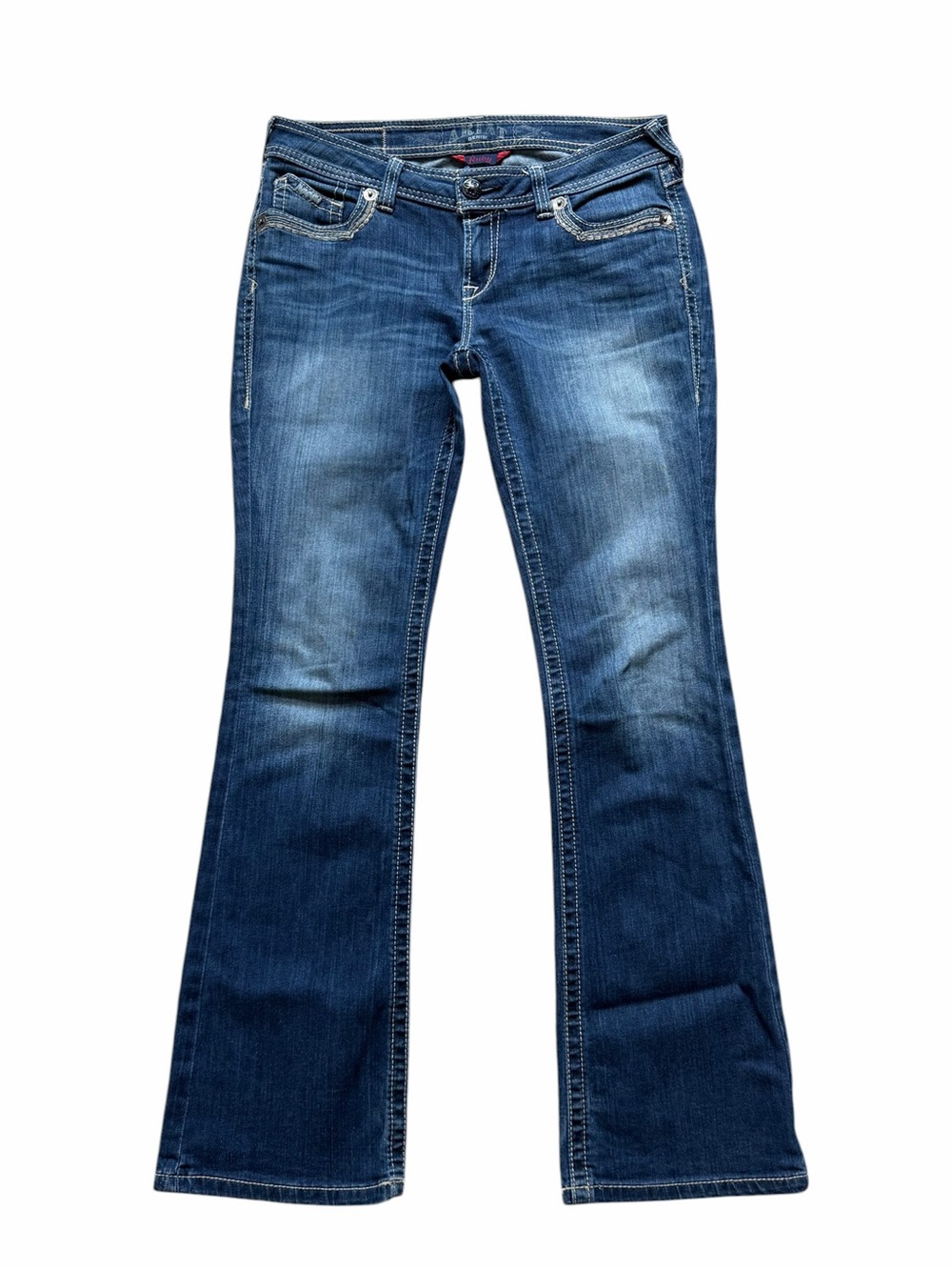 Ariat Ruby Low Rise Bootcut Jeans Size 29 Blue Stretch Denim Western Equestrian